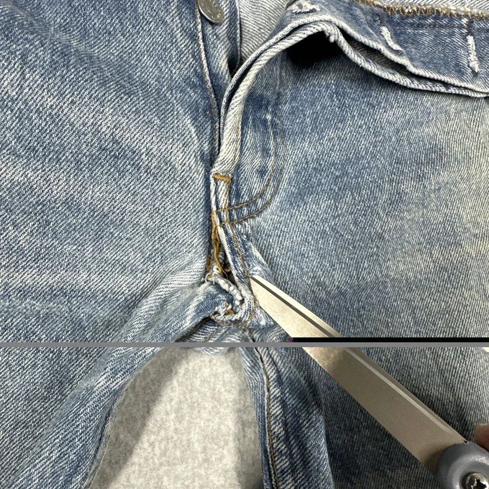 Vintage 1988 Levis 501 Original Fit Jeans Men's 36x32(34x32) thrashed Gritty USA